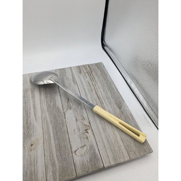 Vintage Stanhome Solid Spoon Stainless Steel 13 1/2" Cream Handle USA - Picture 4 of 10